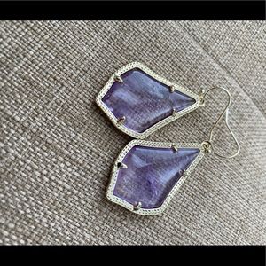 Lavender Kendra Scott Drop Earrings